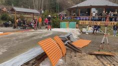 Přejet bazén a nevykoupat se. Lyžaři se na Jihlavsku netradičně loučili se sezónou