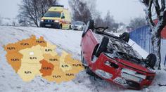 MAPA silničních pirátů. Ve kterém kraji se jezdí nejrychleji?