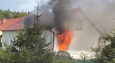 Na Plzeňsku hořel rodinný dům. Při požáru zahynula 13letá holčička