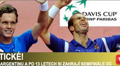 Davis Cup: Češi jsou díky Štěpánkovi v semifinále!