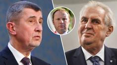 Babiš kvůli Zemanovi začne kouřit! Problém Poche zatím trvá