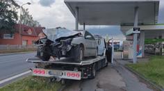 Smrt u čerpací stanice. Řidič měl zřejmě zdravotní problémy, narazil do ukazatele