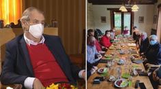 První omluva za jídlo u Zemana: Vypadá to papalášsky, přiznal Lukl