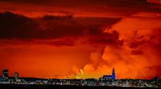 Nebe nad Islandem se zbarvilo doruda. Zasáhla ho zatím nejsilnější erupce