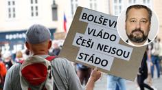 Demokratická žumpo, za protest se platilo, zlobí se poslanec ANO