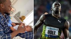 Usain Bolt potřetí otcem. Na Den otců ukázal dvojčata, mají krásná jména