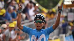 V Alpách kraloval Quintana. Kreuziger se propadl