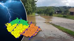Česko zasáhly silné bouřky! Kdy dorazí k vám? PŘEHLEDNÁ MAPA