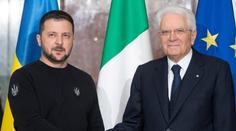 Italský prezident přislíbil Ukrajině další pomoc. Zelenskyj se setkal i s papežem