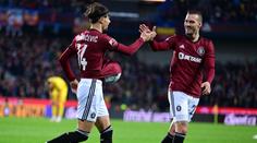 Sparta porazila Hradec a zůstává před Slavií, která přehrála Liberec