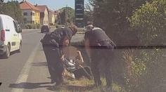 Seniorku po cestě domů skolilo vedro. Tepličtí strážníci ji našli u silnice
