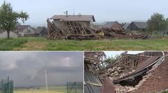 VIDEO: Tornádo nad Náchodem! Trhalo střechy, bouralo domy