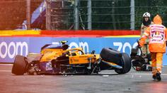 Nehoda v F1! Norris nebezpečně boural v kvalifikaci, vyhrál Verstappen