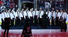 Dojetí a velké emoce. V zápase NHL zazněla na podporu ukrajinská hymna