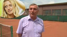 Pyšný táta vzpomíná: Tady Petra vzala poprvé do ruky raketu