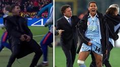 Stejné gesto po 20 letech! Co tou obscénností Simeone chtěl říci?