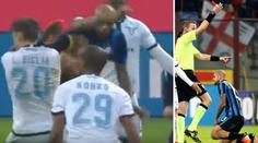 Kung-fu místo fotbalu: Drsňák Melo málem ukopl soupeři hlavu!
