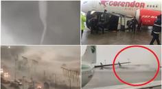 Páté tornádo v oblíbené destinaci! Převrhlo autobus, pustošilo letiště