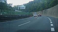 VIDEO: Další auto se řítilo v protisměru! Zasahovala policie i vrtulník
