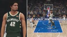 Virtuální zápas NBA! Gólman Courtois řádil s ovladačem v ruce
