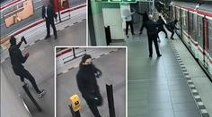 Posprejovali metro a stříkali jeho obsluze sprejem do obličeje