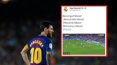 Messi do Realu? Klub ho přivítal na sociální síti! Má to ale háček...
