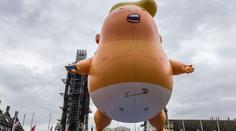 Trump v londýnském muzeu. Skončila tam jeho nafukovací karikatura