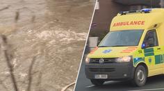 Chlapec při hře spadl do řeky, na břeh mu museli pomoct záchranáři