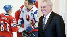 Prezident Zeman: Už šest let toužím po česko-slovenské hokejové lize