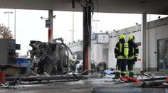 Při požáru benzinky na dálnici v Německu zemřeli dva lidé. Předcházel mu výbuch