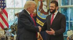 Podivné setkání v Bílém domě. Syrský vůdce přišel za Trumpem bočním vchodem