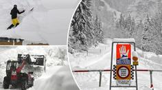 Nebezpečí v Alpách: Ztracení turisté, laviny, uzavřená střediska