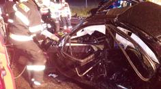Tragická nehoda na jihu Čech: Mladík v BMW přejel do protisměru