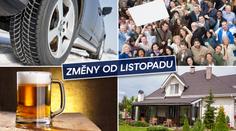 ZMĚNY V LISTOPADU: Bude se zdražovat, mění se i systém daní