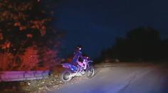 Honička s policií skončila pro motorkáře havárií. Navíc neměl řidičák