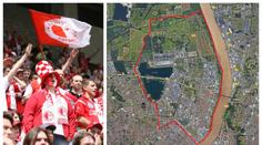 Fanoušci Slavie nesmí na stadion ani do jeho okolí, Francie rozhodla