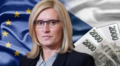 Česko z fondů EU nestihne vyčerpat 85 miliard, hrozí se Šlechtová