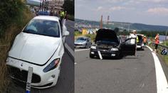 Nehoda za všechny peníze! Takhle dopadla honička Maserati, Ferrari a Bugatti!