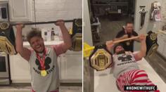 UFC šampion Henry Cejudo doma posiluje s náčiním za milióny korun