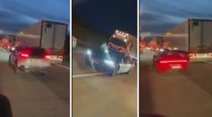 Bezohlednost na dálnici. Auta blokovala uličku pro záchranáře