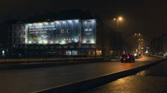Podivný billboard v centru Prahy. Čistí vzduch na magistrále, tvrdí automobilka