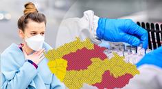 Semafor nákazy: Červených je pět krajů, dalších devět je oranžových