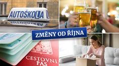 Změny od října: Zdraží balíčky z ciziny i pivo, udělat autoškolu bude těžší