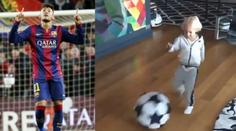 Neymar trénuje svého synka! Co malý blonďáček předvedl?