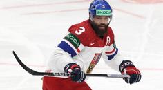 Českou kabinu po výhře obsadily děti. Malý Gudas se cpal do brány