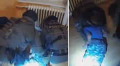 Drsný zákrok! Pro opilého agresora si došla zásahová jednotka. VIDEO