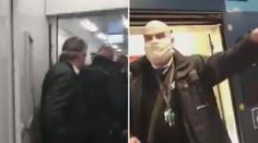 Muž dostal facku od vlakvedoucího. Měl špatně nasazenou roušku! VIDEO