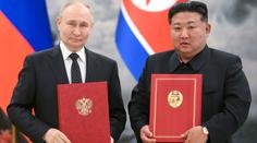 Setkání, které děsí svět. Putin s Kimem si plácli nad strategickou dohodou