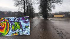 Obří cyklóna dorazila k Evropě! Hrozí záplavy, vítr dosáhne síly vichřice