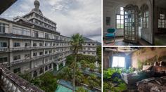 Zašlá krása hotelu: Vypadá, jako kdyby ho opustili ve spěchu